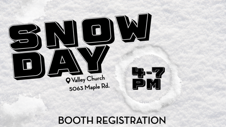 Snow Day Booth Registration logo