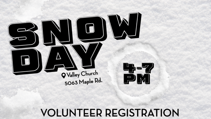 Snow Day Volunteer Sign-up! logo