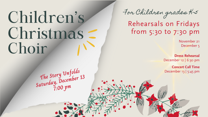 Christmas Children's Choir 2025 logo