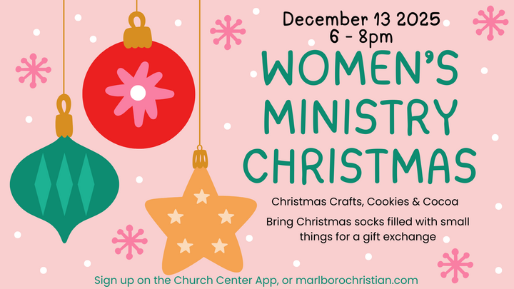 Women's Ministry Christmas Party logo
