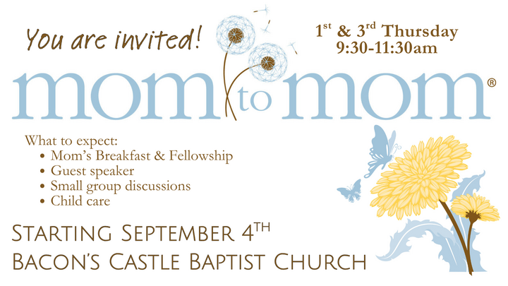 Mom to Mom Spring 2026 logo