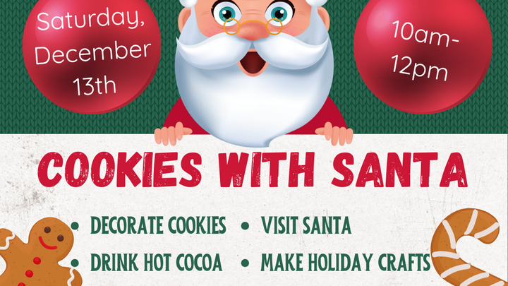 Cookies with Santa logo