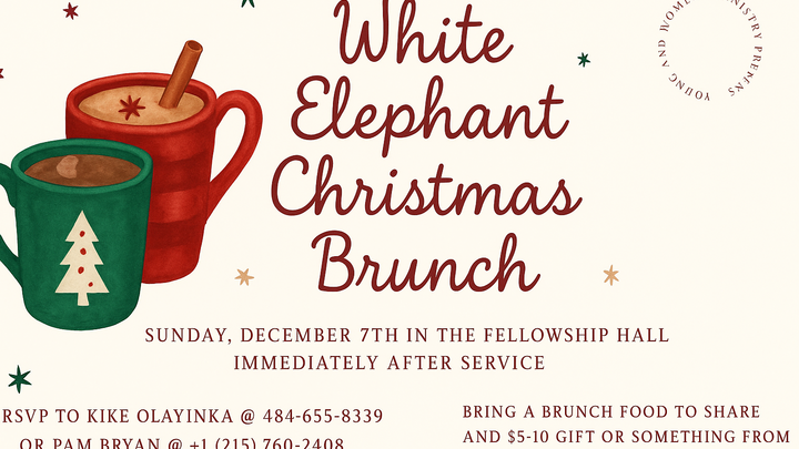 Women's White Elephant Christmas Brunch logo