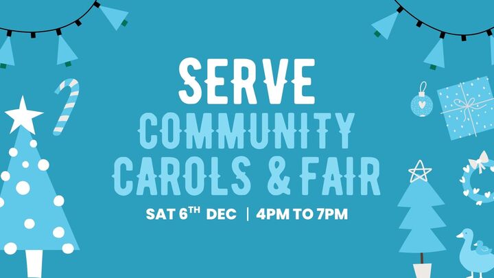 Serve at Community Carols logo