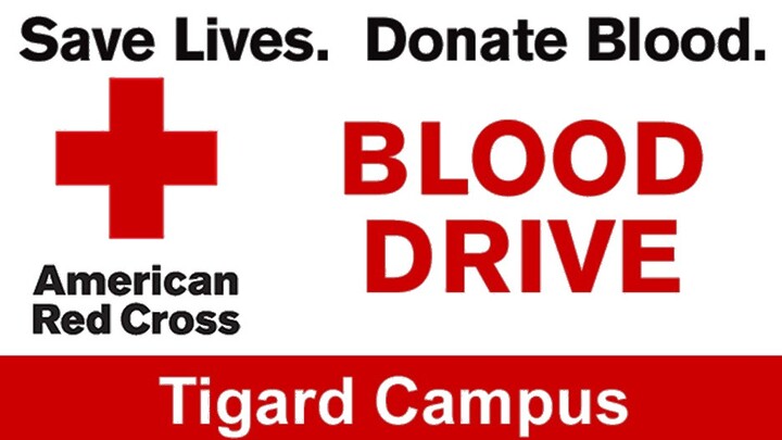 Tigard- Red Cross Blood Drive logo