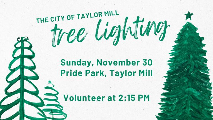 Taylor Mill Tree Lighting Volunteer 2025 logo