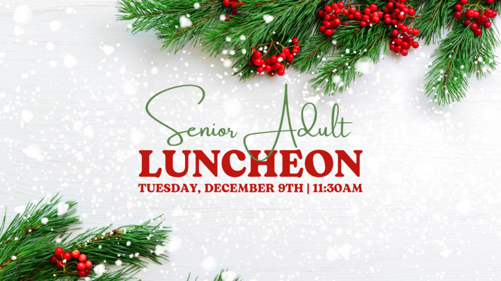 Senior Adult Christmas Luncheon logo
