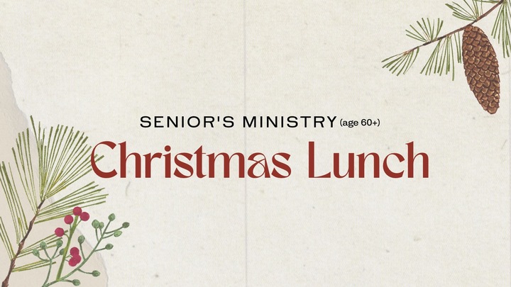 Seniors Ministry Christmas Lunch logo