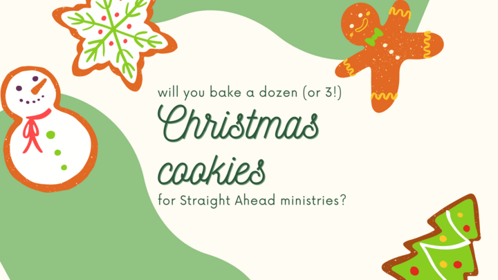 Straight Ahead Christmas Cookies 2025 logo