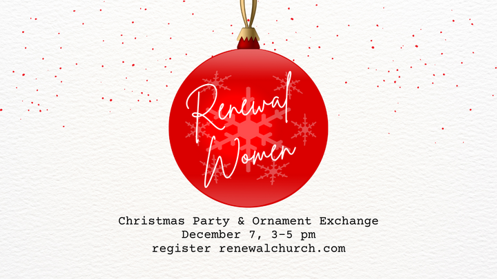 Ladies' Christmas Party & Ornament Exchange logo