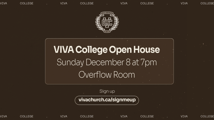 VIVA College (Full program) Open House logo