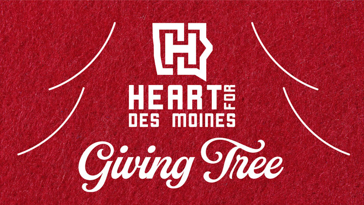 Heart for Des Moines: Giving Tree! logo
