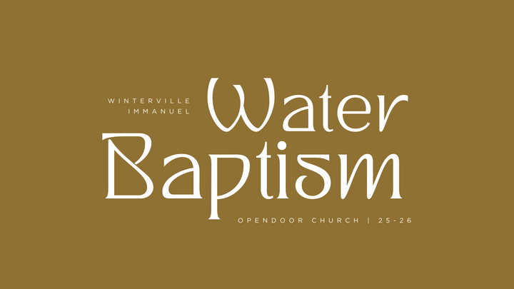 Water Baptism logo