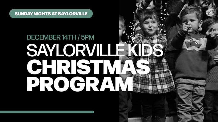 Sunday Nights at Saylorville: Kids Christmas Program logo
