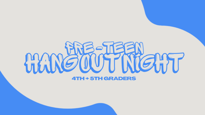 Pre-Teen Hangout Night logo