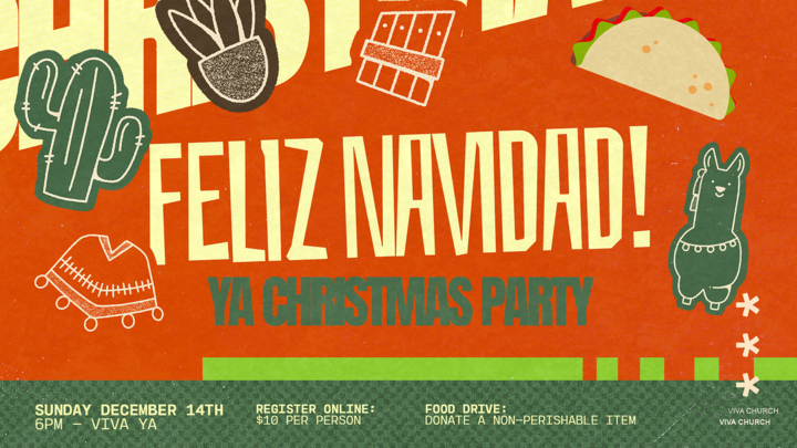 VIVA YA Christmas Party logo