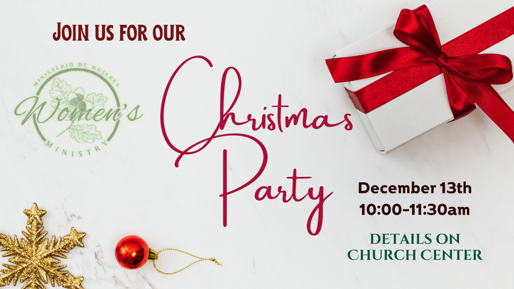 Women's Christmas Party / Fiesta de Navidad para Mujeres logo