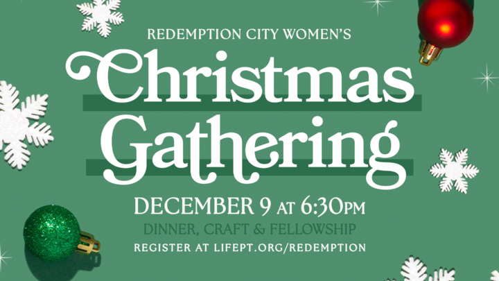 Redemption City Women's Christmas Event logo