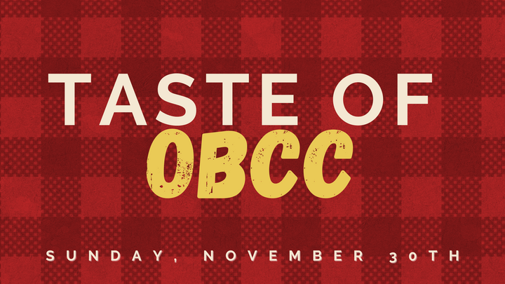 Taste of OBCC - Celebration Sunday! logo