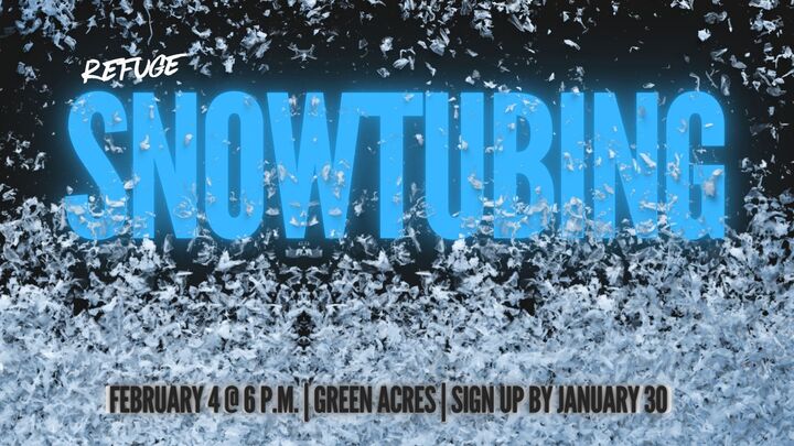 Refuge Snow Tubing Night 2026 logo