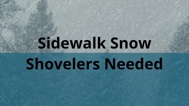 Sidewalk Snow Shoveling Team logo