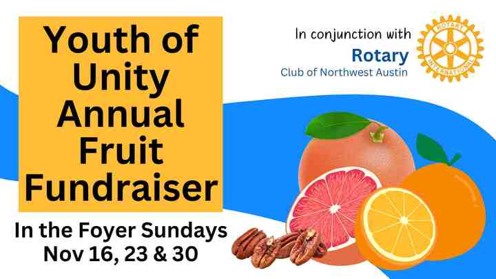 Rotary Club Fruit Fundraiser for YFM logo