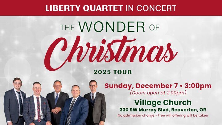 The Wonder of Christmas- Liberty Quartet logo