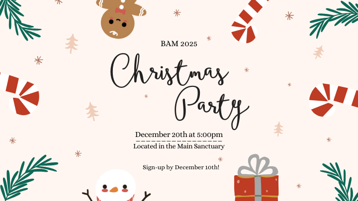 BAM Christmas Party logo