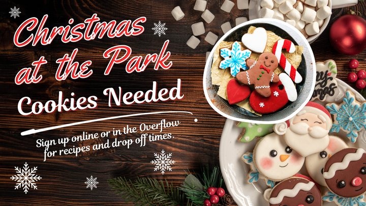 Christmas at the Park Cookie Sign Up 2025 logo