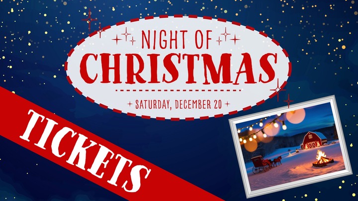 Night of Christmas | Tickets! logo
