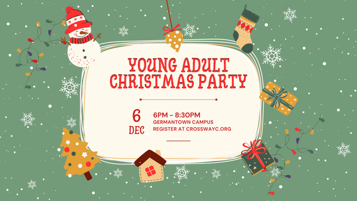 Young Adult Christmas Party logo