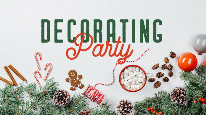 Rockford Christmas Eve Decorating Party logo