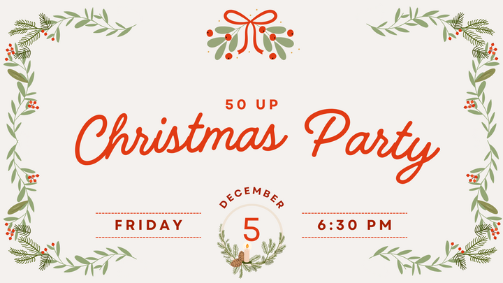50UP Christmas Party logo