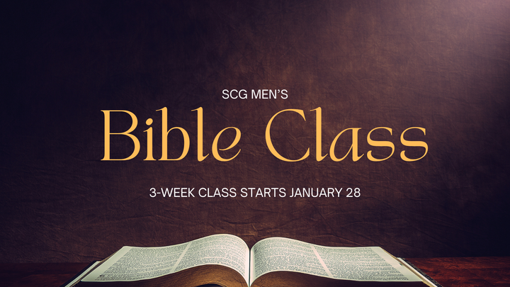 January Men's Bible Class logo