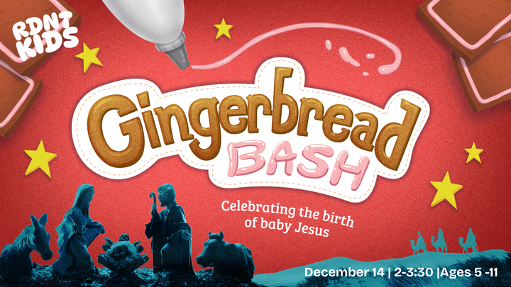 RDNT Kids Gingerbread Bash logo