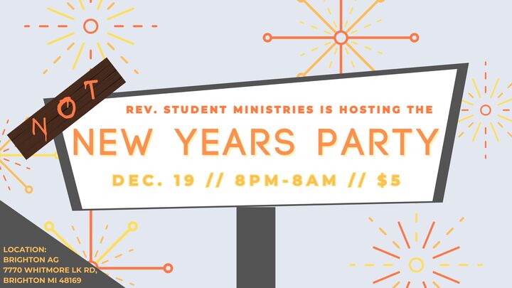 REV. Students - NOT New Years Party 2026 logo