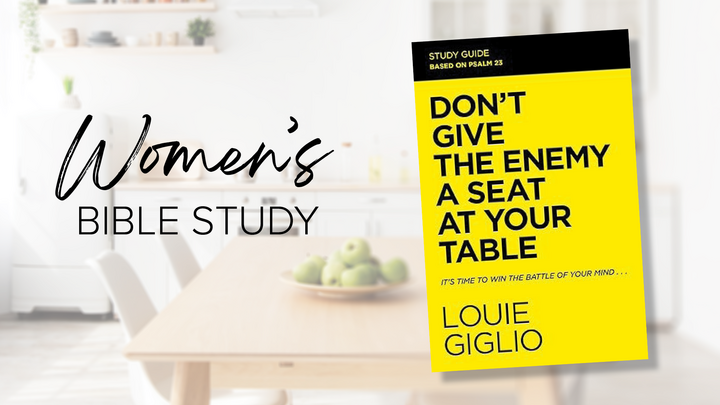 Women's Bible Study-Don't Give the Enemy A Seat at Your Table logo