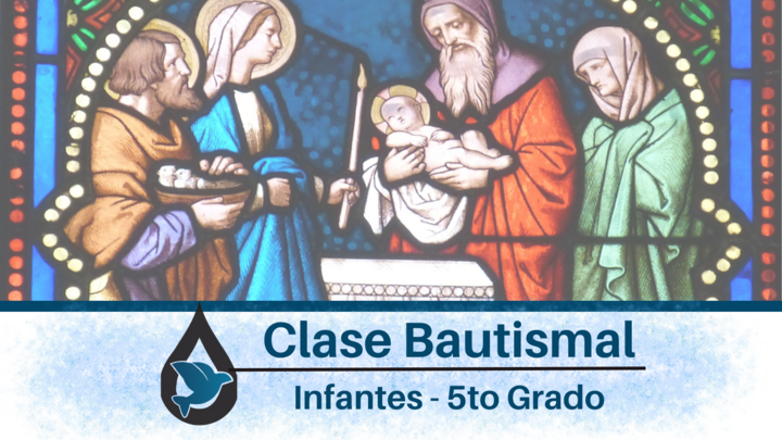 Clase de Preparacion Bautismal en EspaƱol - febrero logo