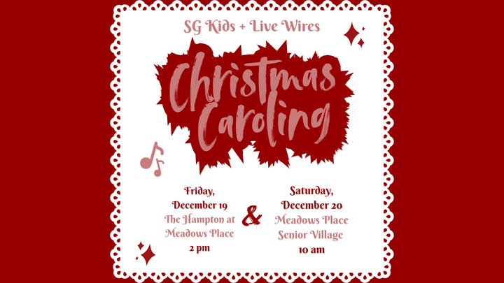 SG Kids + Live Wires: Cocoa and Christmas Carols [REGISTRATION REQUIRED] logo