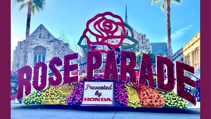 2026 Rose Parade Seating & Parking at FUMC logo