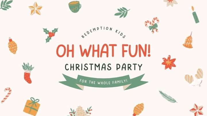 Oh What Fun RHC Kids Christmas Party logo