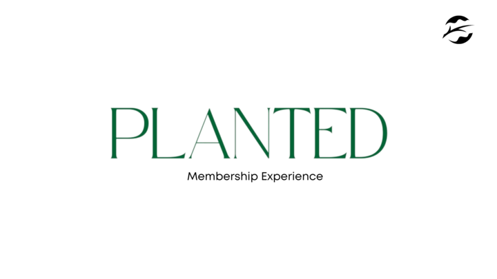 Planted | Oaks Membership Experience logo