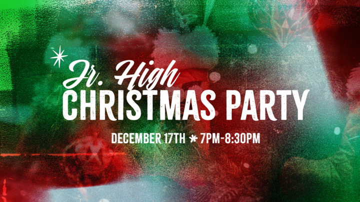 Jr. High Christmas Party 2025 logo