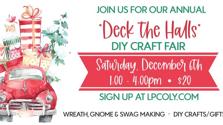 "Deck the Halls" Christmas Craft Fair logo
