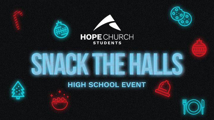 Snack The Halls | High School Christmas Party logo