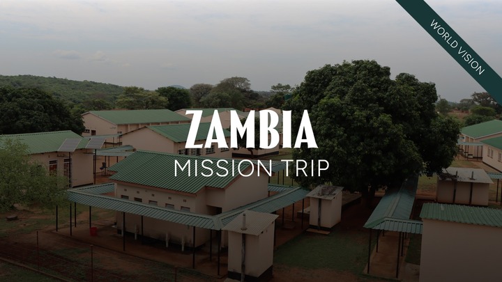 Moyo, Zambia Mission Trip with World Vision logo