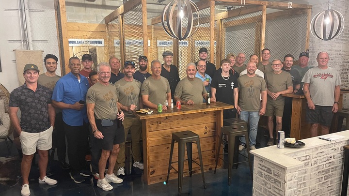 MAN UP - Christmas Party logo