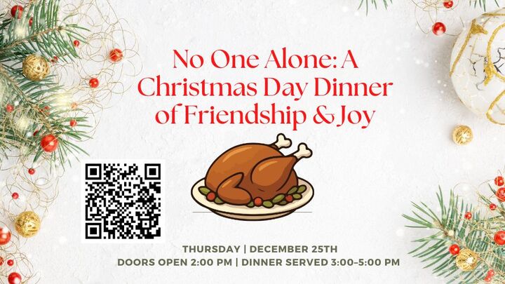 No One Alone: A Christmas Day Dinner of Friendship & Joy logo