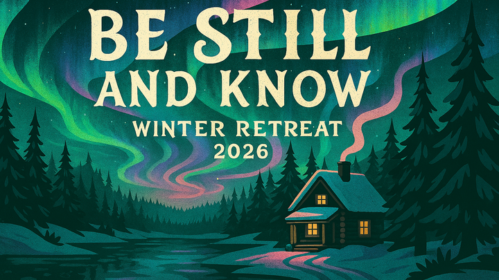Winter Retreat- Be Still and Know logo