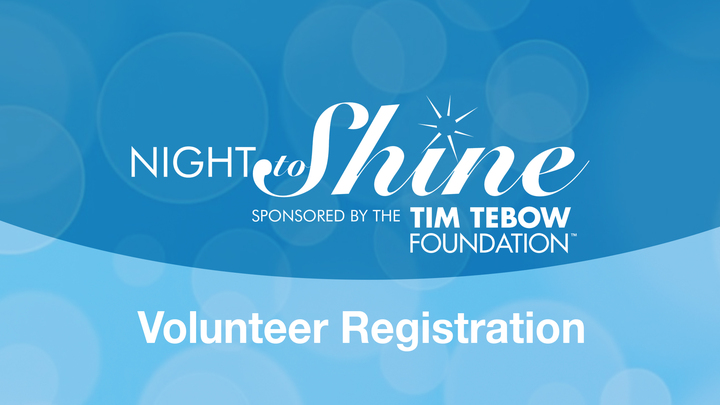 Night To Shine - Volunteer Registration  logo